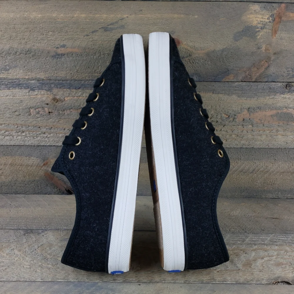 NEW Keds Women's Dream Foam Black Flannel Sneakers